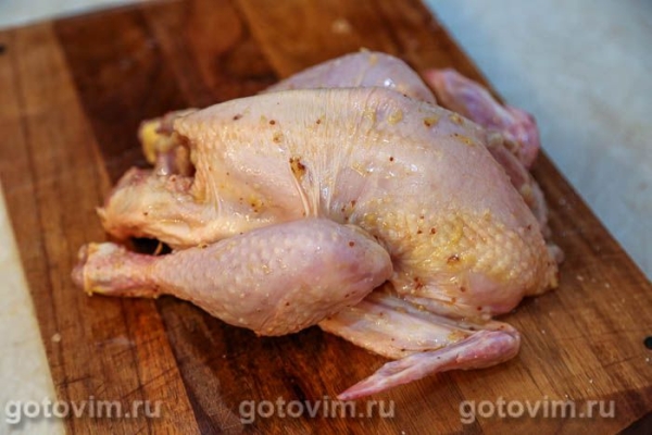 Курица с хрустящей корочкой с медом и горчицей