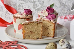 Кексовый кулич на Пасху