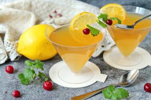 Лимонное желе с медом Лимонное желе с медом