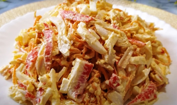 Салат, который побил все рекорды по скорости приготовления. Максимально быстрый и вкусный рецепт Салат, который побил все рекорды по скорости приготовления. Максимально быстрый и вкусный рецепт