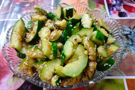 Салат из битых огурцов Салат из битых огурцов