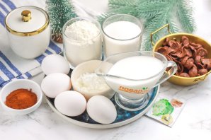 Торт "Змейка" на Новый год Торт "Змейка" на Новый год