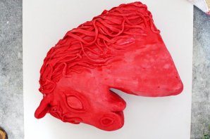 Новогодний торт "Огненная лошадь" Новогодний торт "Огненная лошадь"