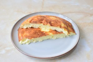 Омлет пышный на сковороде