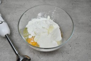 Пирог с творогом и маком