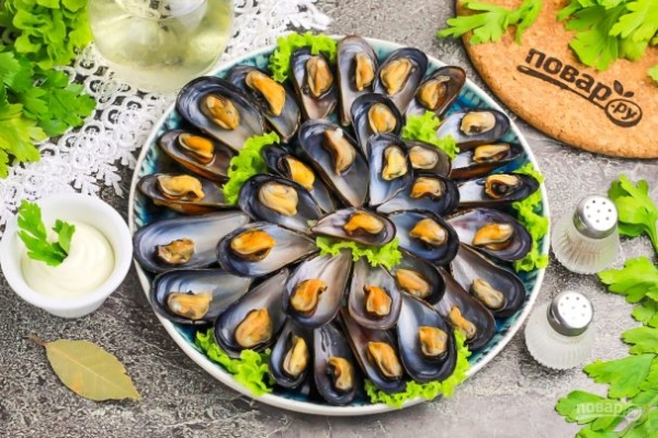 Мидии в микроволновке Мидии в микроволновке