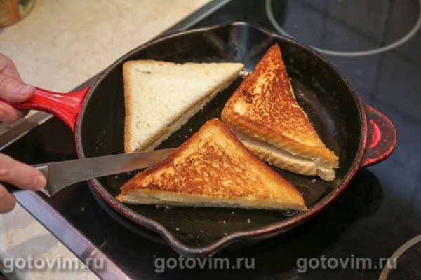 Сэндвич с бананом и мёдом