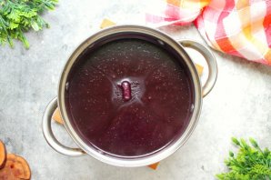 Кисель из черники Кисель из черники