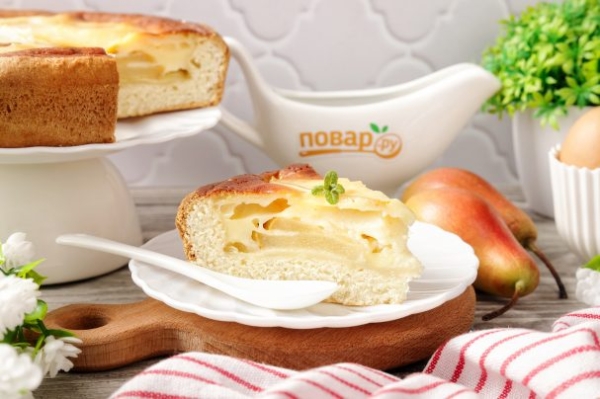 Цветаевский пирог с грушами Цветаевский пирог с грушами