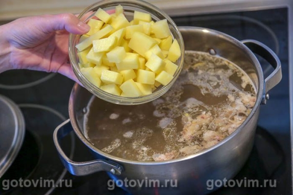 Щи с мясом и печеными овощами Щи с мясом и печеными овощами