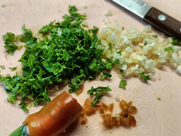 Чесночные шампиньоны с "копчёным" ароматом