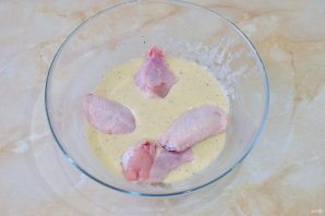 Крылышки в пивном кляре Крылышки в пивном кляре