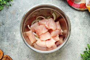 Вкусный шашлык из курицы Вкусный шашлык из курицы