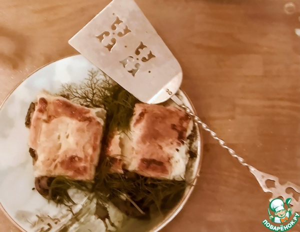 Пирог с грибами и соусом чили Пирог с грибами и соусом чили