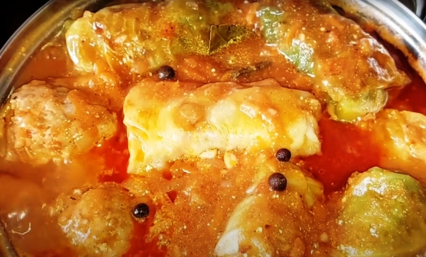 Сочные голубцы по очень вкусному рецепту. Съедаются моментально