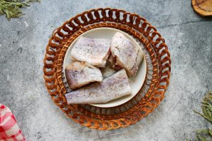 Белая рыба в теплом соусе из горчицы и кориандра Белая рыба в теплом соусе из горчицы и кориандра