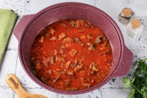 Классический бигус из квашеной капусты Классический бигус из квашеной капусты