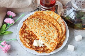 Блинчики ажурные на молоке Блинчики ажурные на молоке