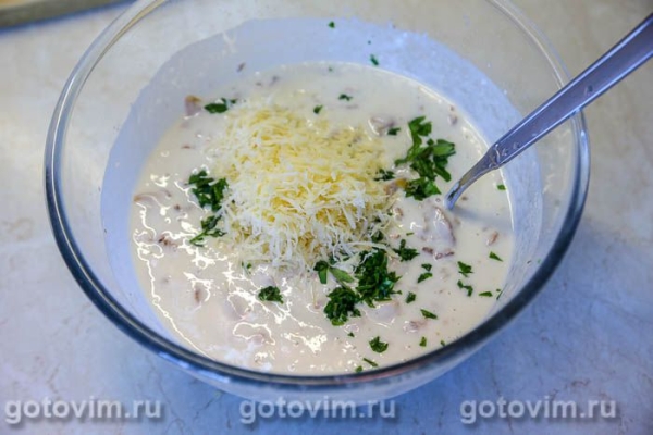 Скьяччатина с лисичками (Schiacciatina) Скьяччатина с лисичками (Schiacciatina)