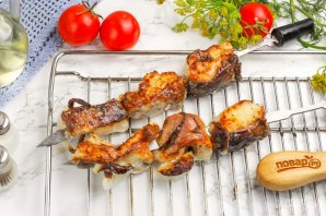 Шашлык из сома Шашлык из сома