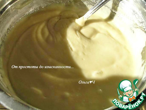 Постная шарлотка с малиной и яблоками