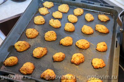 Мягкое печенье с тыквой и яблоками