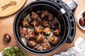 Каштаны в аэрогриле