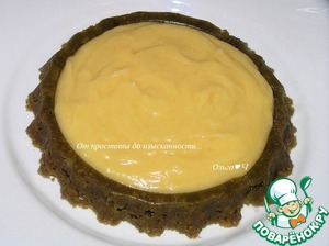 Цитрусовый тарт с чаем матча