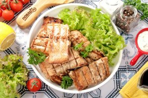 Горбуша на гриле Горбуша на гриле