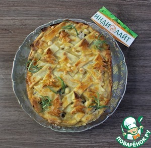 Пирог " Жюльен с индейкой"