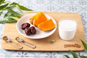 Тыквенный смузи на кокосовом молоке Тыквенный смузи на кокосовом молоке