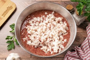 Домашняя печеночная колбаса в пакете