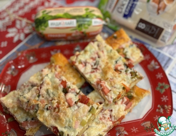 Пицца на дрожжевом тесте Пицца на дрожжевом тесте