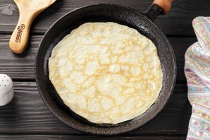 Блины с мясом и рисом