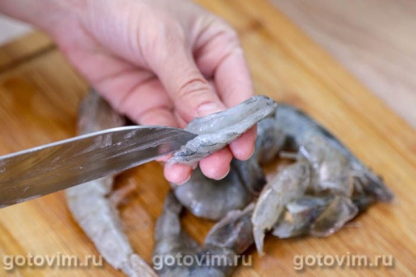 Клецки из манки с креветками Клецки из манки с креветками