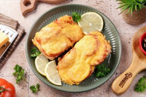 Форель с помидорами и сыром Форель с помидорами и сыром