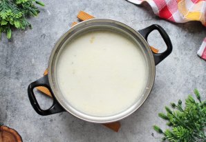 Финский суп из лосося со сливками