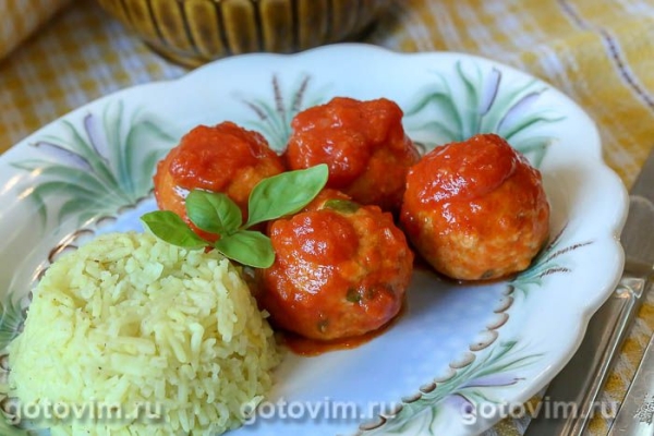 Рыбные фрикадельки в томатном соусе Рыбные фрикадельки в томатном соусе