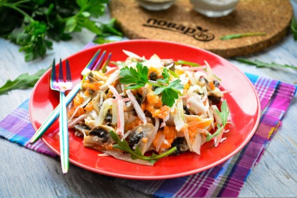 Салат "Убей меня нежно" Салат "Убей меня нежно"