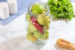 Малосольные зеленые помидоры Малосольные зеленые помидоры