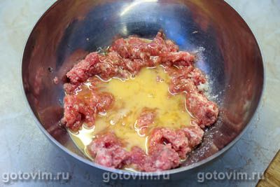 Котлеты с зеленым горошком