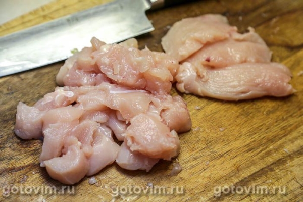 Поке с курицей, манго и авокадо Поке с курицей, манго и авокадо