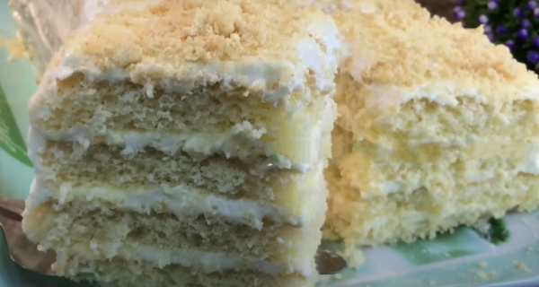 Нежнее торта я не ела. «Лебединый пух» — вкусный торт за 30 минут Нежнее торта я не ела. «Лебединый пух» — вкусный торт за 30 минут