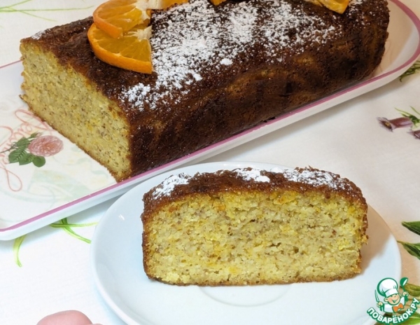 Лимонно-мандариновый миндальный пирог Лимонно-мандариновый миндальный пирог