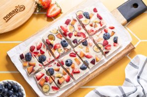 Замороженный йогурт с ягодами