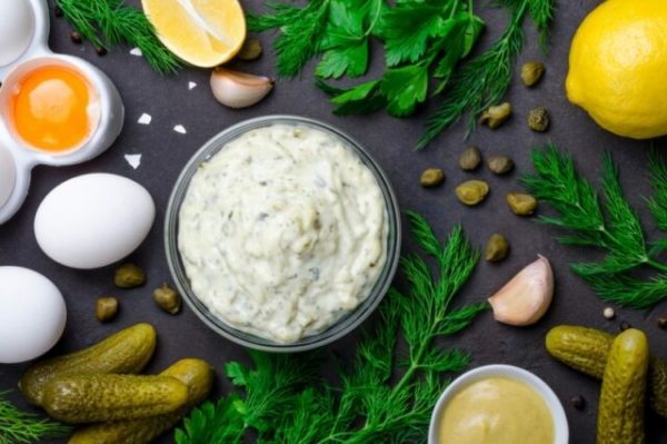 Соус Тартар с вином к рыбе