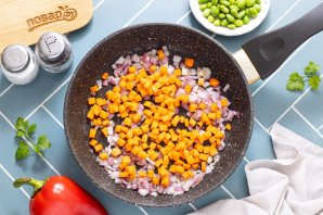 Паста орзо с овощами Паста орзо с овощами