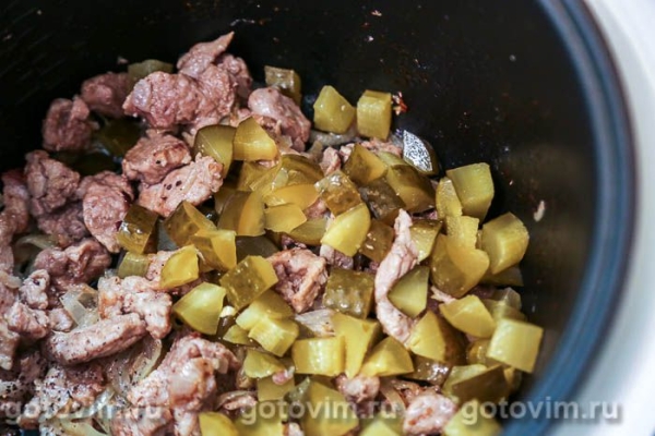 Азу из свинины в мультиварке