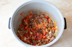 Говядина, тушеная в мультиварке Говядина, тушеная в мультиварке