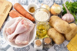 Куриный суп с рисом